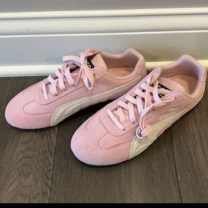 Puma Sparco driving shoe sneaker size 5.5 pink